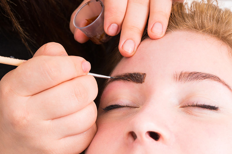 Curiel Hair Salon Eyebrow Tinting Services
